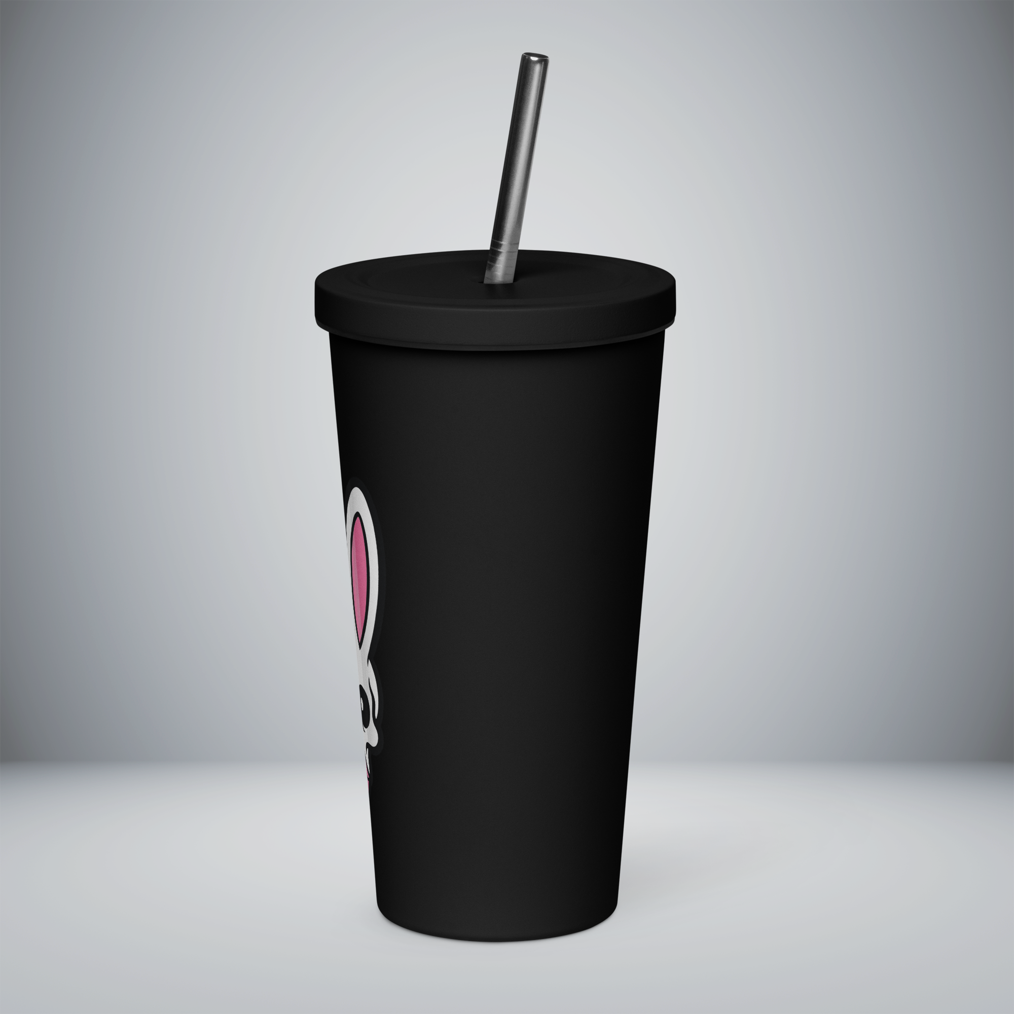 Insulated Tumbler With a Straw