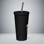 Insulated Tumbler With a Straw