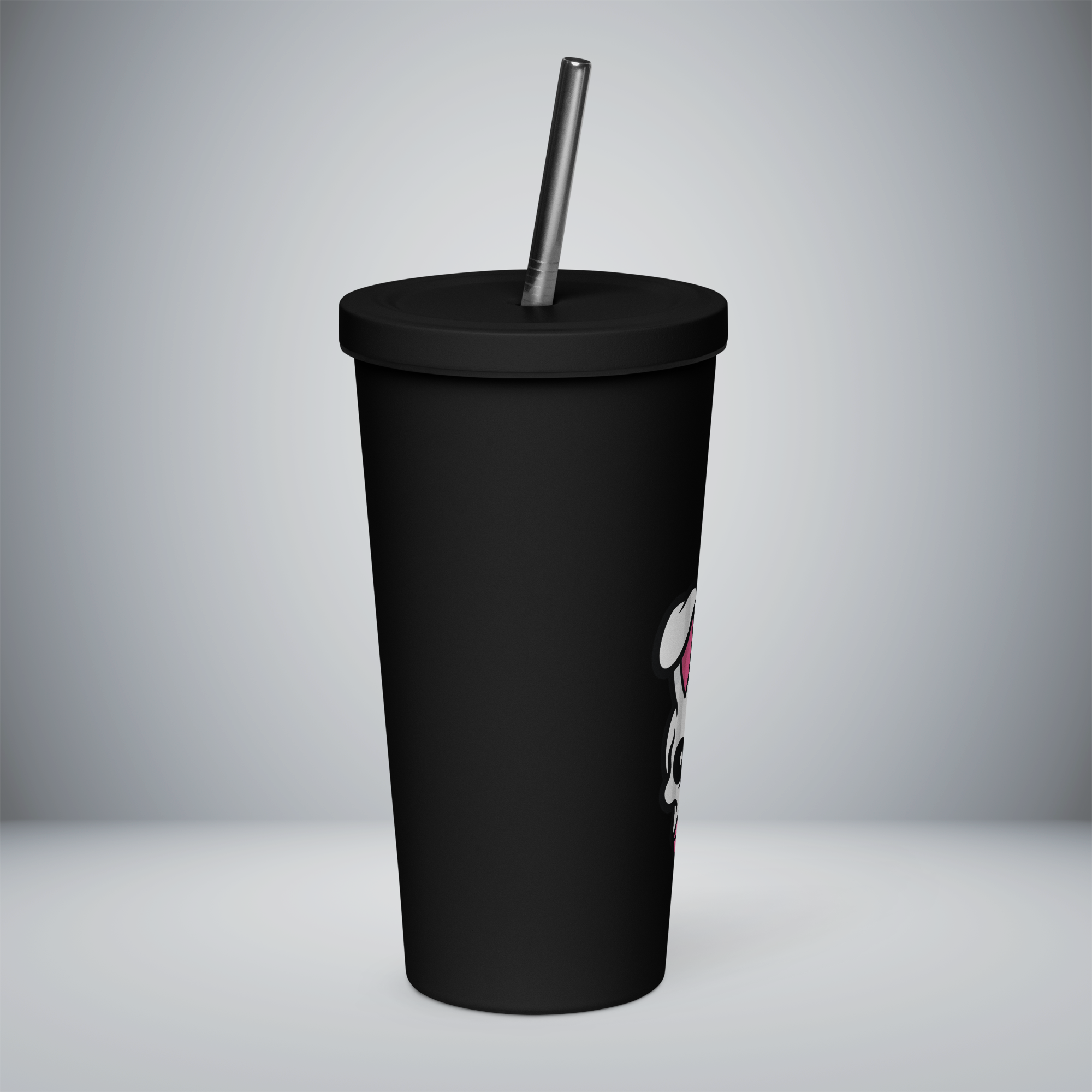 Insulated Tumbler With a Straw