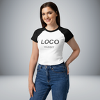 Women’s Micro Rib Raglan Baby Tee
