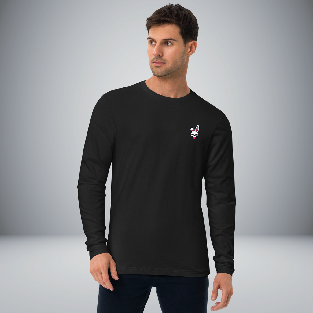 Men's Long Sleeve Fitted Crew