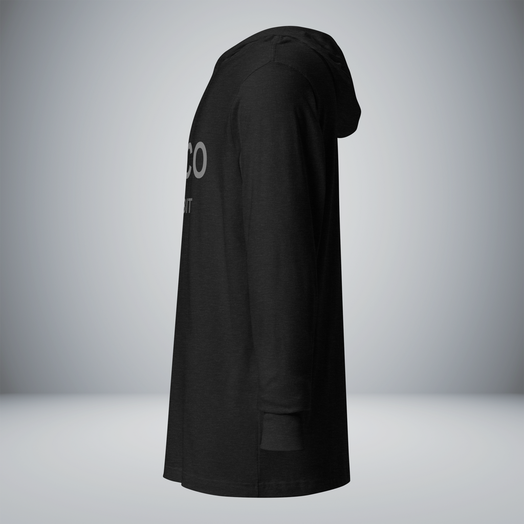 Unisex Hooded Long-Sleeve Tee