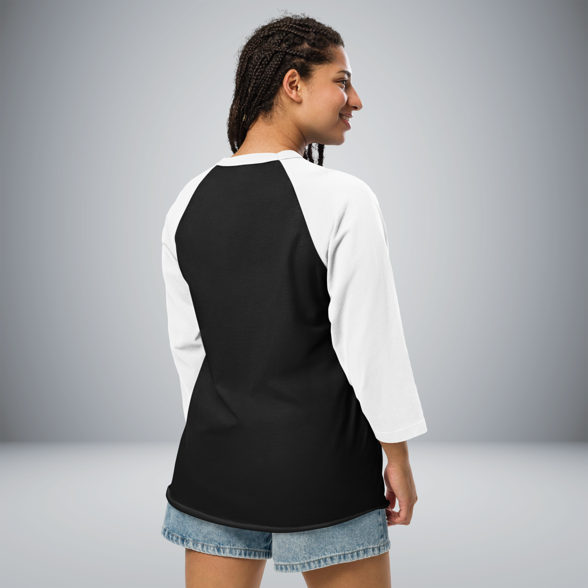 Unisex 3/4 Sleeve Raglan Shirt