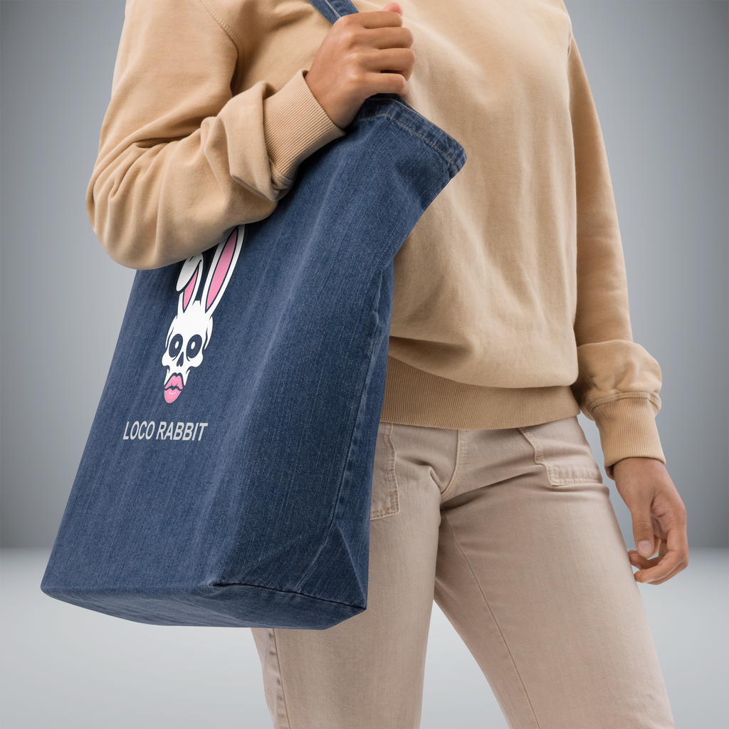 Organic Denim Tote Bag