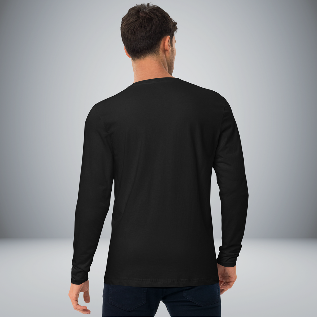 Men's Long Sleeve Fitted Crew