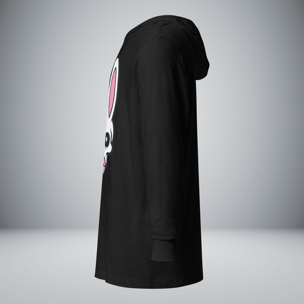 Unisex Hooded long-sleeve tee