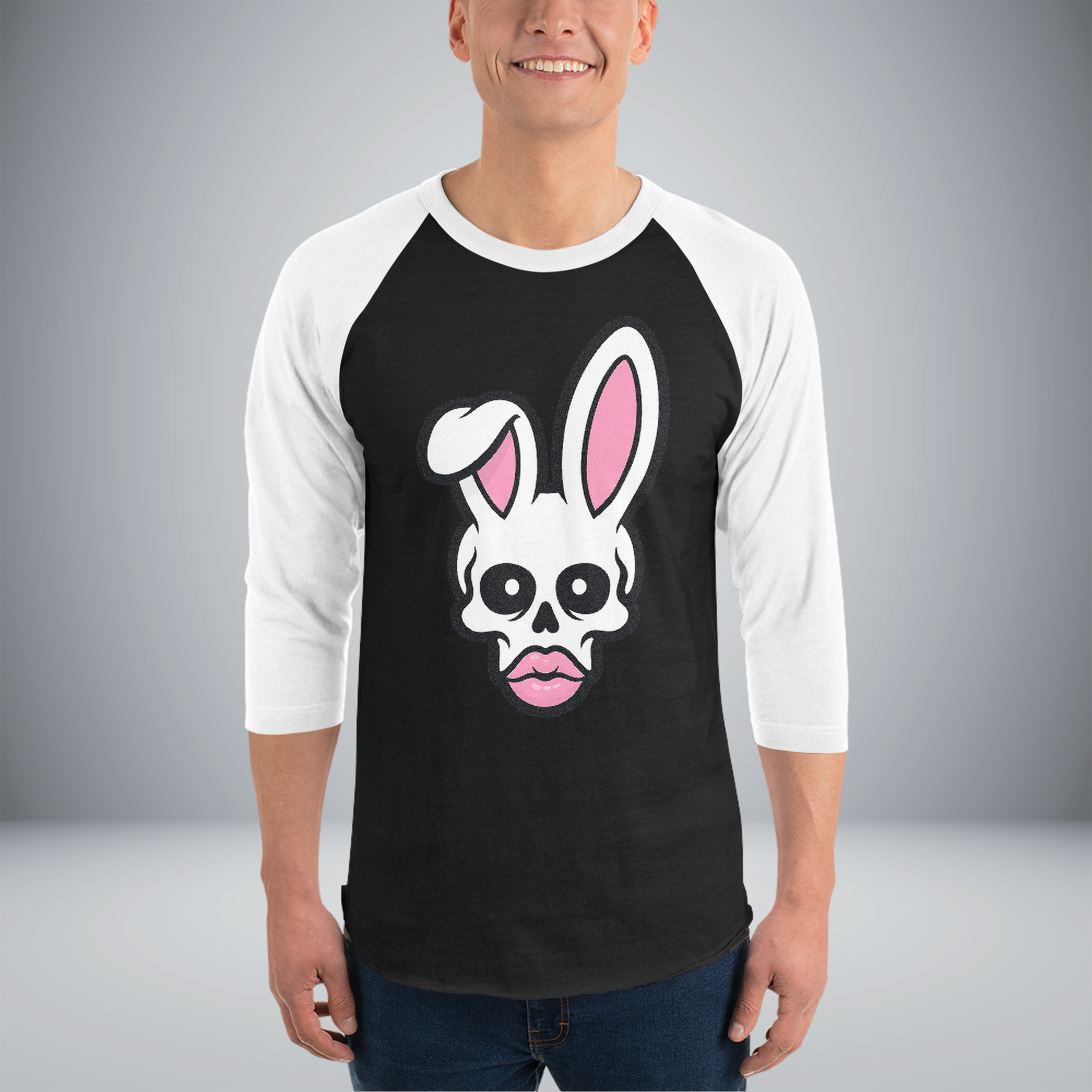 Unisex 3/4 Sleeve Raglan Shirt