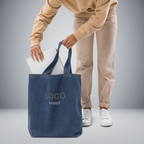 Organic Denim Tote Bag