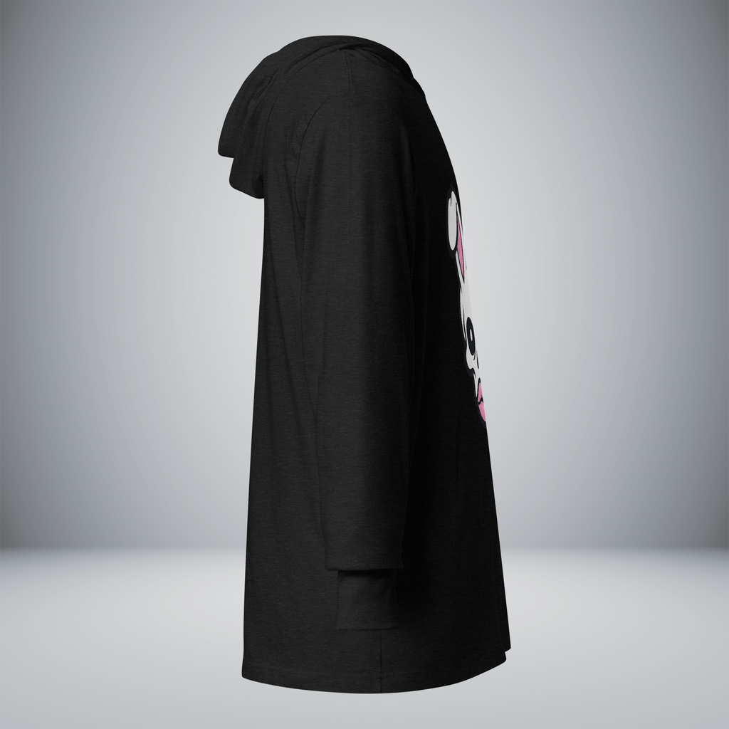 Unisex Hooded long-sleeve tee