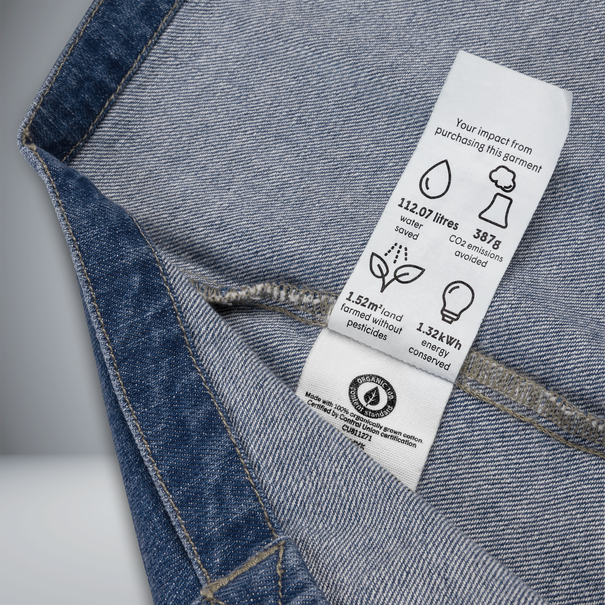 Organic Denim Tote Bag