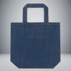 Organic Denim Tote Bag