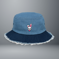 Distressed Denim Bucket Hat