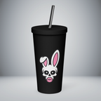 Insulated Tumbler With a Straw