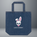 Organic Denim Tote Bag