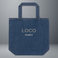 Organic Denim Tote Bag