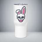 Travel mug with a handle
