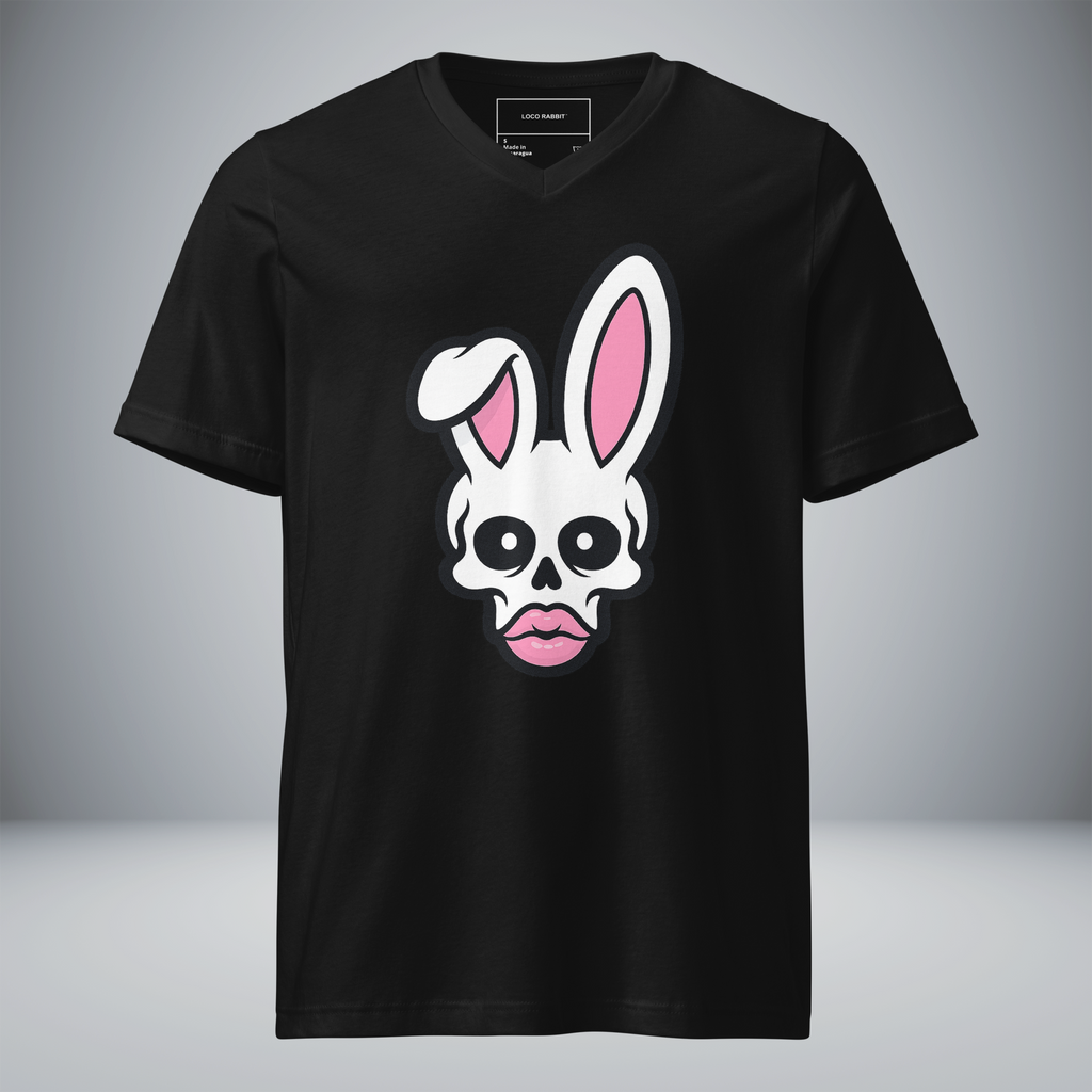 Unisex Short Sleeve V-Neck T-Shirt