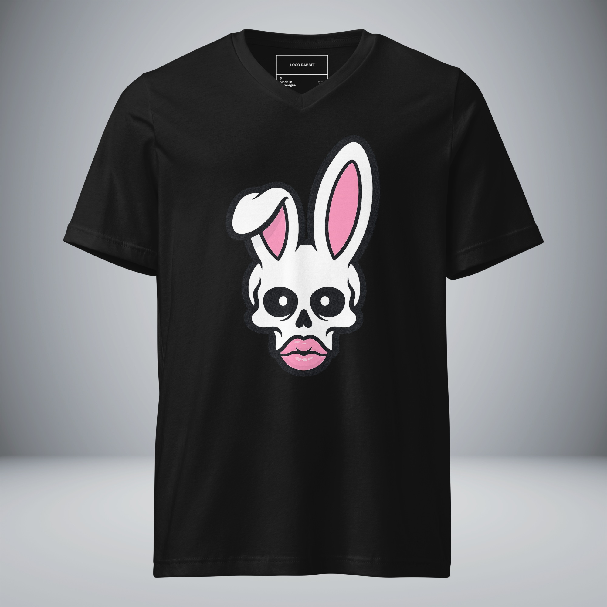 Unisex Short Sleeve V-Neck T-Shirt