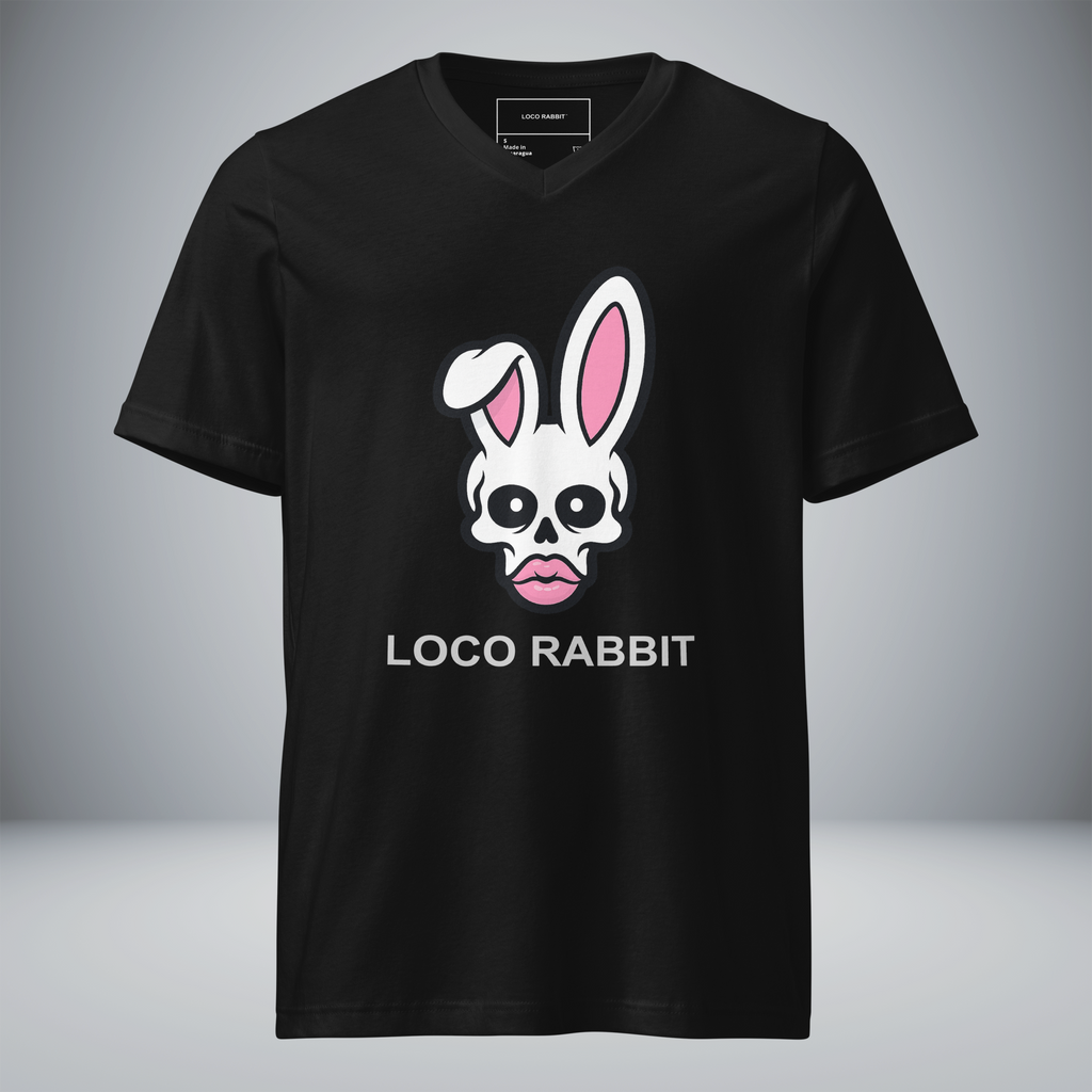 Unisex Short Sleeve V-Neck T-Shirt