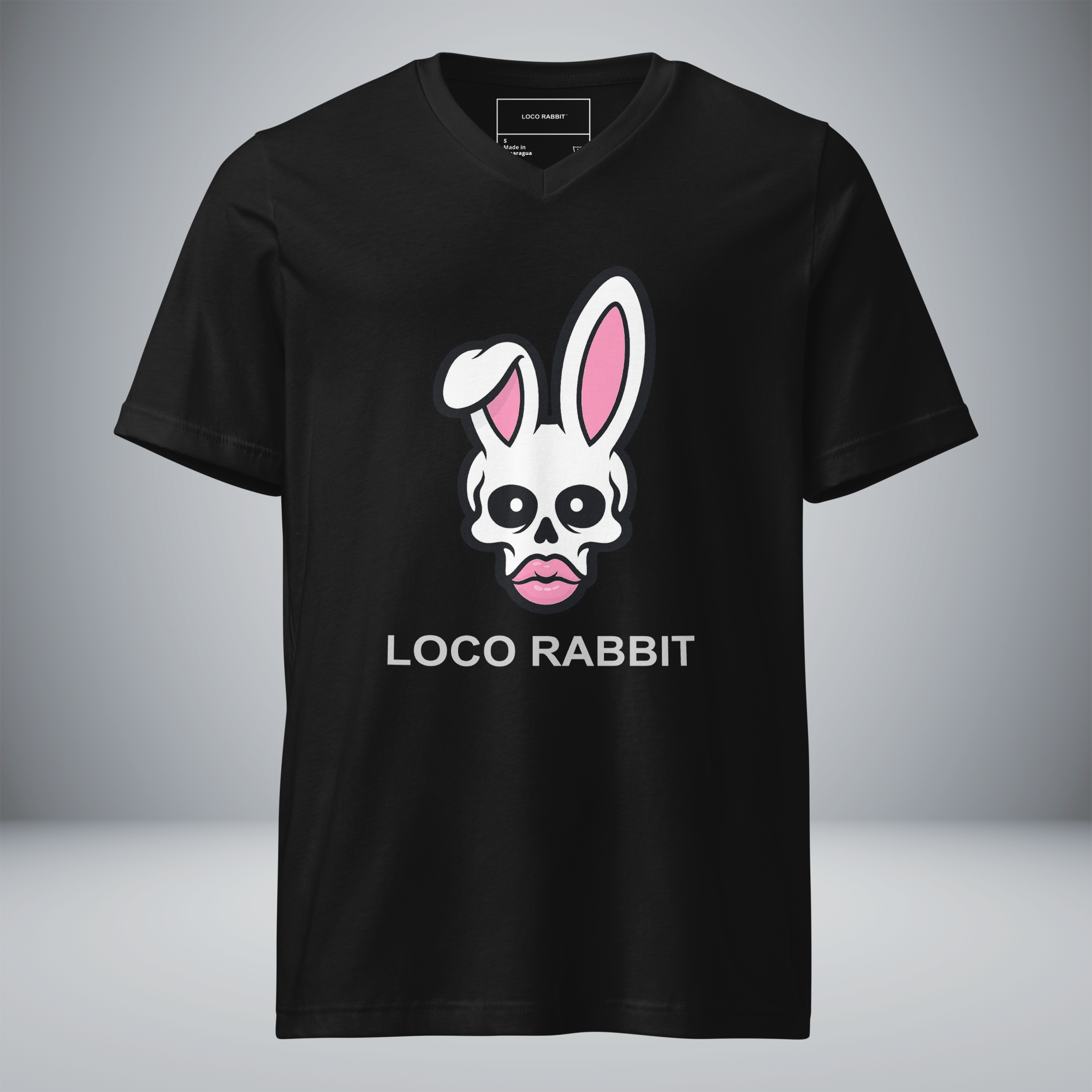 Unisex Short Sleeve V-Neck T-Shirt