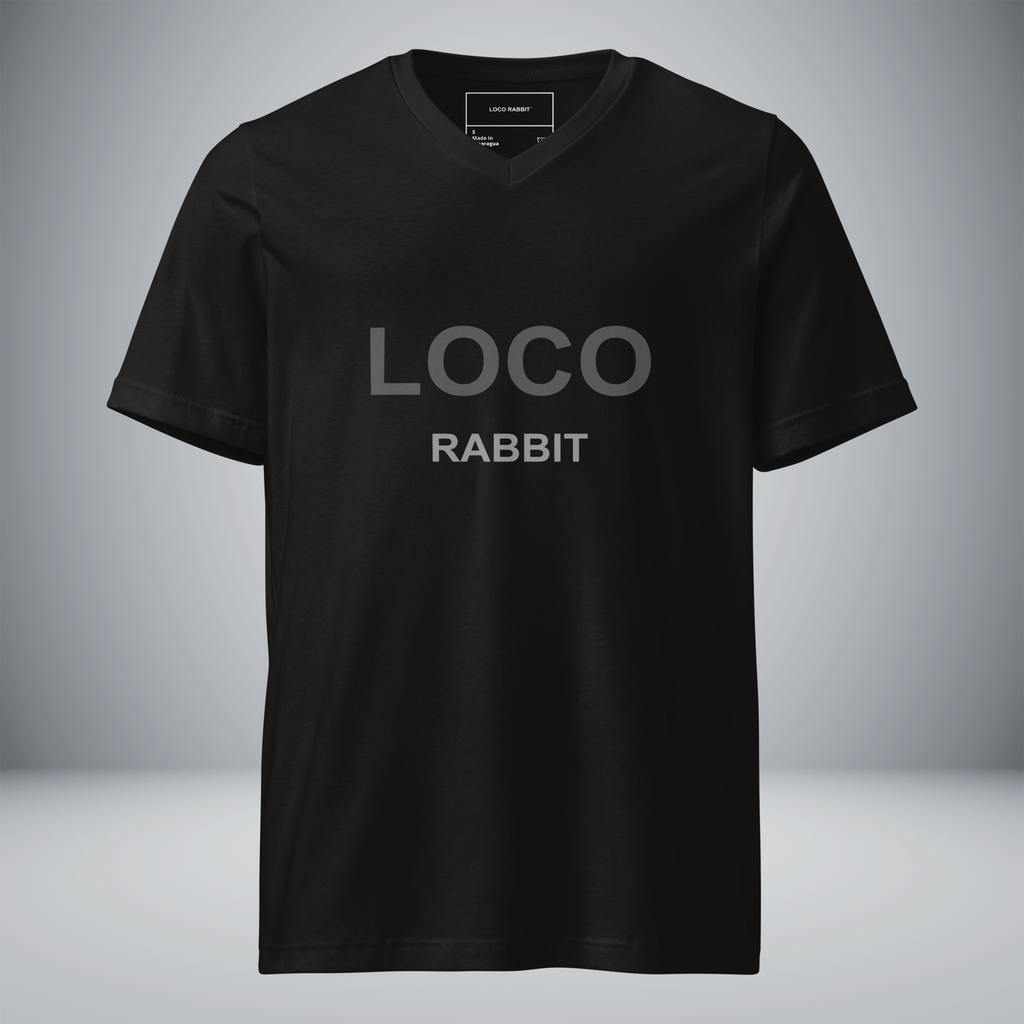 Unisex Short Sleeve V-Neck T-Shirt