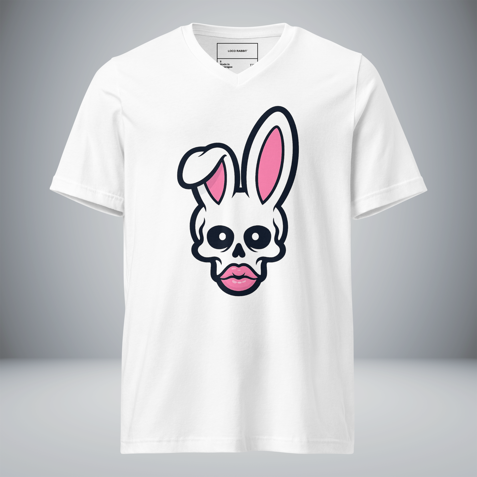 Unisex Short Sleeve V-Neck T-Shirt