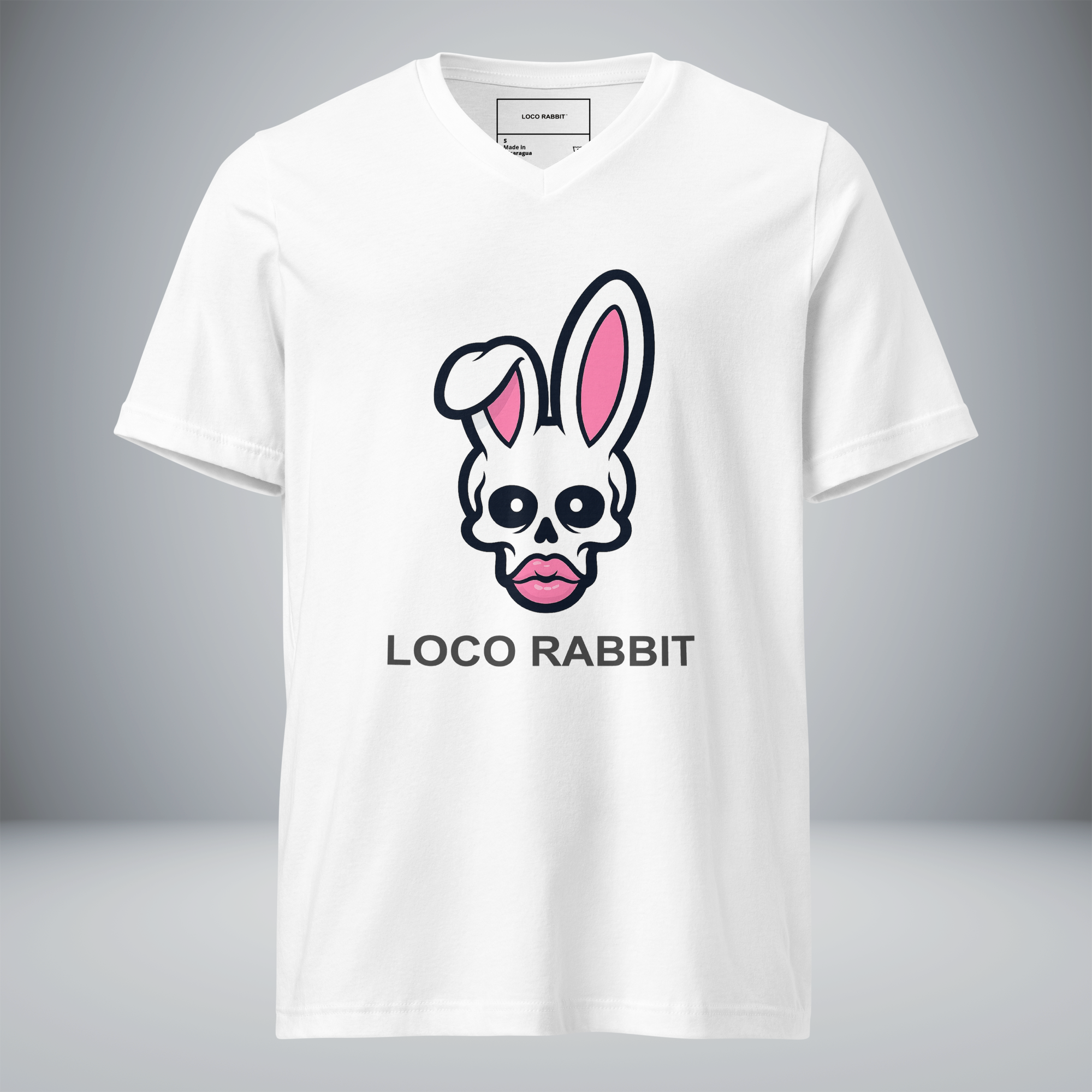 Unisex Short Sleeve V-Neck T-Shirt