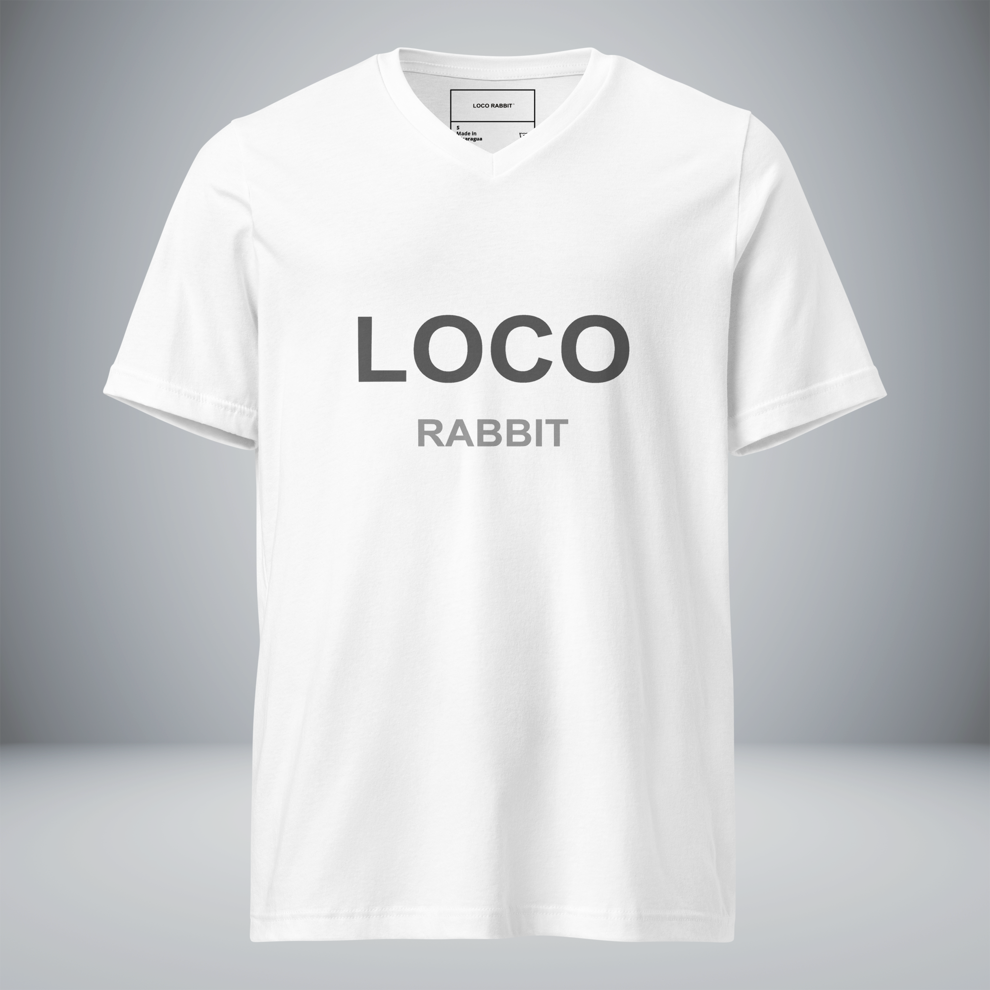 Unisex Short Sleeve V-Neck T-Shirt